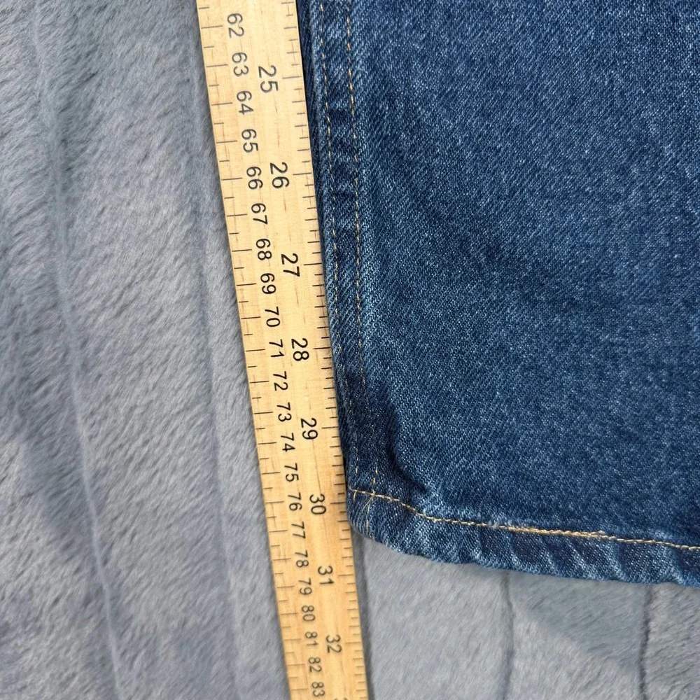 Wrangler Jeans Mens 42x30 Blue Relaxed Fit Five Star Premium Denim 97601DR NEW